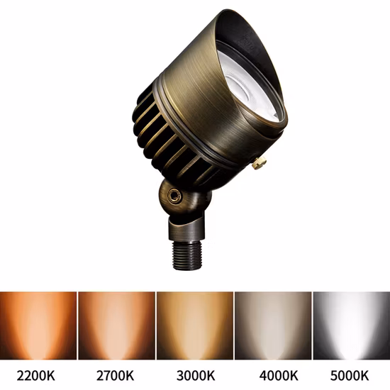 Outdoor Low Voltage Landscape Spotlight Courtyard Modern Style LED Spike Light Fixtures Wall Mount IP65 LED Garden Lighting