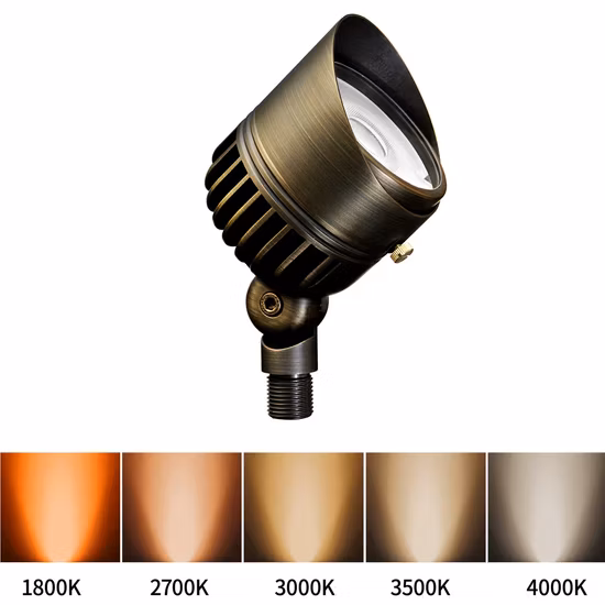 Outdoor Low Voltage Landscape Spotlight Courtyard Modern Style LED Spike Light Fixtures Wall Mount IP65 LED Garden Lighting