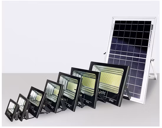 Энергосберегающая оптовая цена, уличный водонепроницаемый уличный светильник IP65, 50 Вт, 100 Вт, 200 Вт, 300 Вт, прожектор на солнечной энергии, светодиодный прожектор