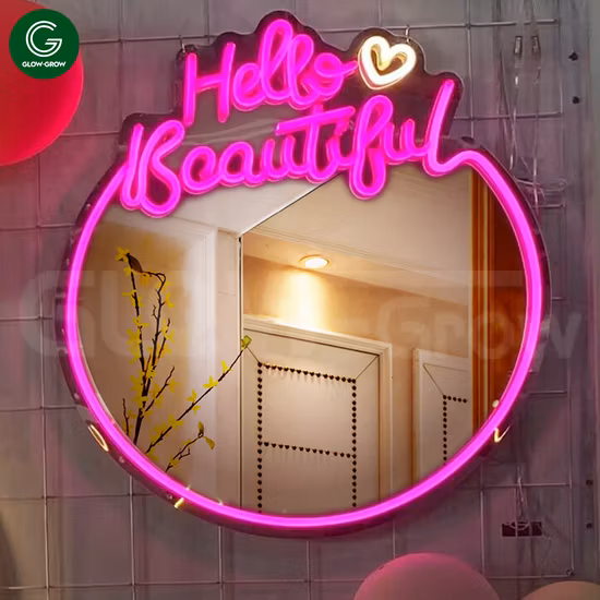 Зеркало Good Times, неоновая вывеска, светодиодный ночник на заказ для дома, спальни, свадебного декора стен