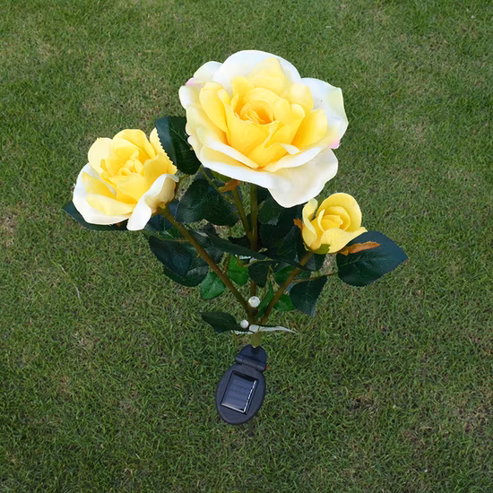 Светодиодный шар, цветок одуванчика, палочка, светильник, перезаряжаемый на солнечной энергии, для открытого сада, патио, крыльца, заднего двора, Esg16592